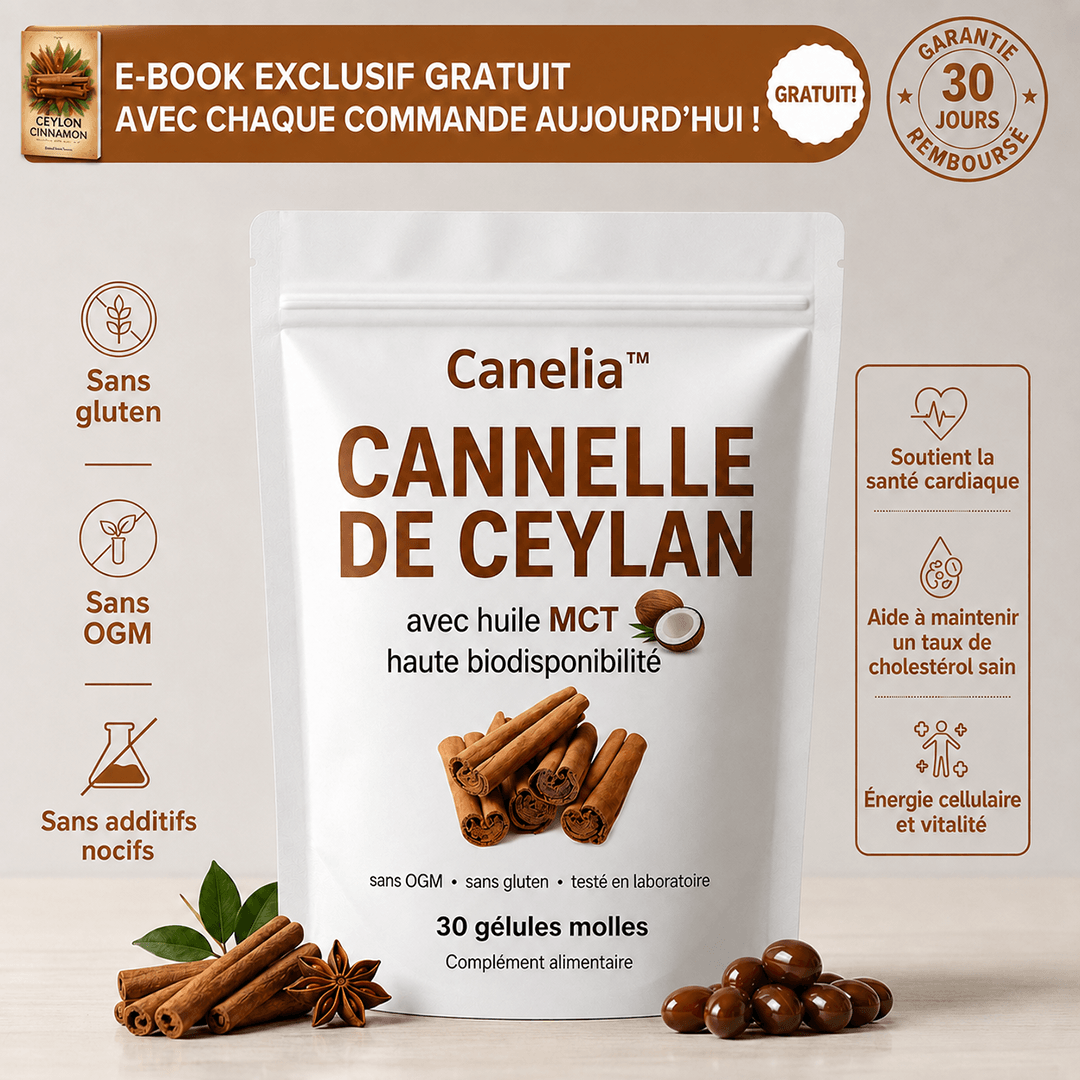 Canelia™ | Soutient une glycémie saine et un équilibre métabolique stable