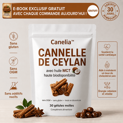 Canelia™ | Soutient une glycémie saine et un équilibre métabolique stable