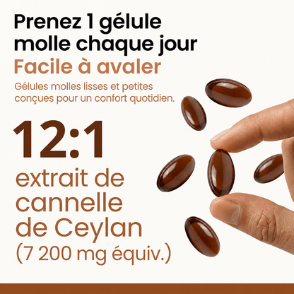 Canelia™ | Soutient une glycémie saine et un équilibre métabolique stable