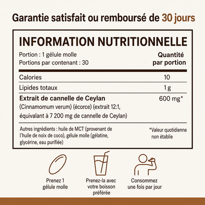 Canelia™ | Soutient une glycémie saine et un équilibre métabolique stable
